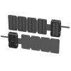 Solární powerbanka VIKING TYR III/Output:1xUSB-C,2xUSB-A/Wireless charge 15W max/30000mAh/LED světlo