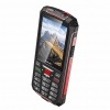 EVOLVEO StrongPhone W4, IP68 odolný Dual SIM telefon, 2,8"LCD, 2500mAh, Powerbanka, černo-červený