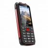 EVOLVEO StrongPhone W4, IP68 odolný Dual SIM telefon, 2,8"LCD, 2500mAh, Powerbanka, černo-červený