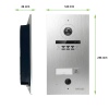 EVOLVEO DoorPhone ID-1, 2drátový videotelefon s RFID, otiskem prstu a podporou ONVIF kamer
