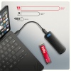 AXAGON EEM2-SC, USB-C 10Gbps externí box pro M.2 NVMe SSD, bezšroubový, žebrovaný hliník