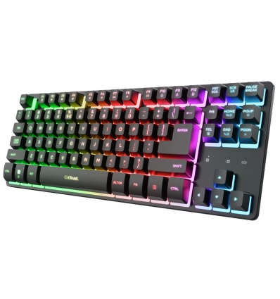 Trust GXT831 Thado TKL/Bezdrátové USB/US/Černá