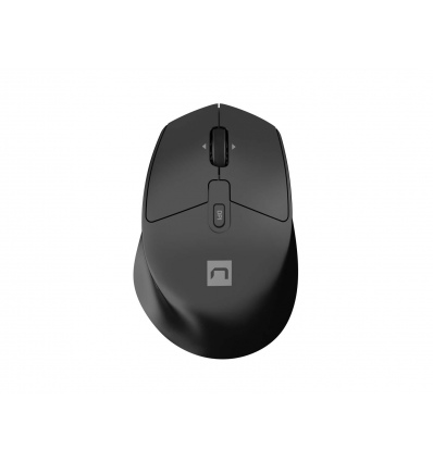 Myš bezdrátová Natec KITE/Kancelářská/Blue Sense/Pro praváky/4 000 DPI/USB+BT/Černá