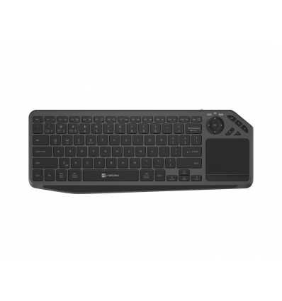 Bezdrátová klávesnice pro Smart TV Natec TURBOT 2/USB+BT/US/Černá
