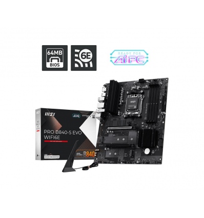 MSI PRO B840-S EVO WIFI6E/AM5/ATX