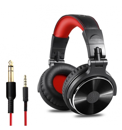 OneOdio Pro-10 DJ/Jack/Červená