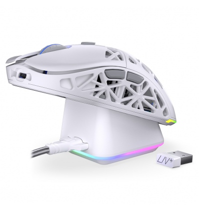 Endorfy myš LIV Plus Onyx White Wireless