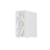 Počítačová skříň Genesis DIAXID 605 ARGB/Midi Tower/Transpar./Bílá