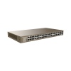 Tenda TEG1050F Gigabit switch s SFP, 48x RJ45 + 2x SFP, Fanless - bez ventilátorů, Rackmount, VLAN