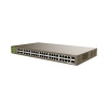 Tenda TEG1050F Gigabit switch s SFP, 48x RJ45 + 2x SFP, Fanless - bez ventilátorů, Rackmount, VLAN