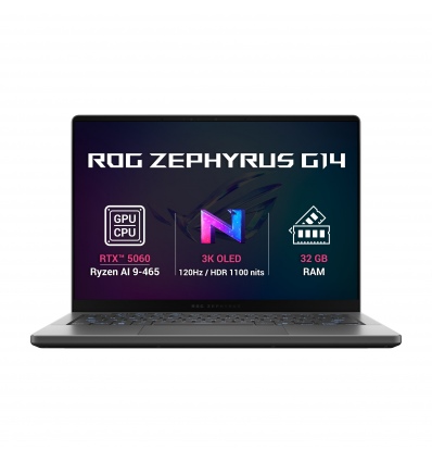 ASUS ROG Zephyrus G14/GA403GM-SY185WZ/AI9-465/14"/2880x1800/32GB/1TB/RTX 5060/W11H/Gray/2R