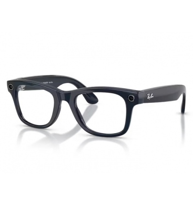 Meta Ray-Ban Gen2 Wayfarer, Shiny cosmic blue, Clear/Sapphire transitions