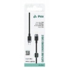 TEXTILNÍ KABEL USB-C / LIGHTNING 1M, USB 2.0 ČERNÝ