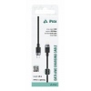 TEXTILNÍ KABEL USB-C/LIGHTNING 1,5M, USB 2.0 ČERNÝ