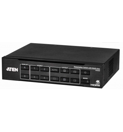 ATEN True 4K HDMI Presentation Switch s Multi View