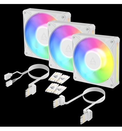 ARCTIC BioniX P12 A-RGB (White) - 3 Pack