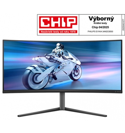 Philips Evnia/34M2C6500/00/34"/QD-OLED/3440x1440/175Hz/0,03ms/Gray/3R