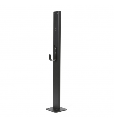 Platinet univerzální stojan PEVSTAND pro Wallboxy, pozink, držák kabelu, 120cm, černá
