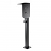 Platinet univerzální stojan se stříškou PEVSTANDUNI pro Wallboxy, pozink, držák kabelu, 130cm, černá