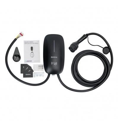Platinet Wallbox PWB22S 22kW (32A), Type 2, Wi-Fi/Bluetooth, 7m kabel, černá