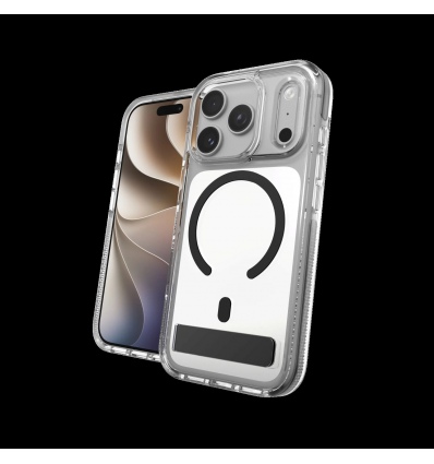 Case Santa Cruz with Kickstand and Camera Button Cover for Apple iPhone 18 Pro / 17 Pro - Black