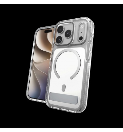 Case Santa Cruz Snap Kickstand Metallic with Camera Button Apple iPhone 18 Pro / 17 Pro - Silver