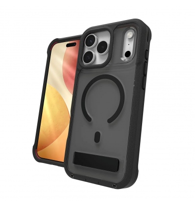 Case Rainier Snap Kickstand Apple iPhone 18 Pro / 17 Pro - Smoke Black