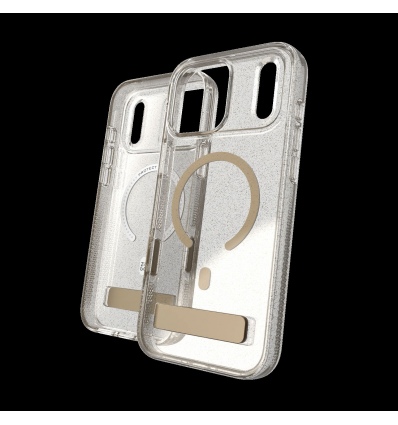 Case Milan Snap with Kickstand for Apple iPhone 18 Pro / 17 Pro - Glitter Gold