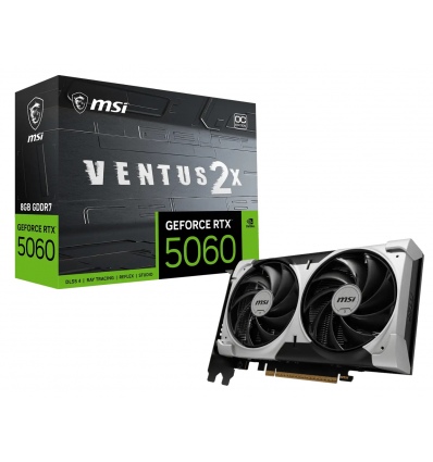 MSI RTX 5060 VENTUS 2X V1/OC/8GB/GDDR7