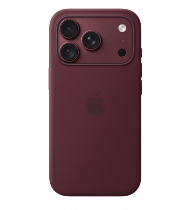 iPhone&nbsp;18&nbsp;Pro Silicone Case with MS - Burgundy
