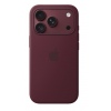 iPhone&nbsp;18&nbsp;Pro Silicone Case with MS - Burgundy