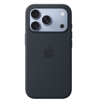 iPhone&nbsp;18&nbsp;Pro Silicone Case with MS - Navy Blue