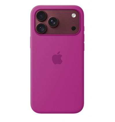 iPhone&nbsp;18 Pro&nbsp;Max Silicone Case with MS - Magenta