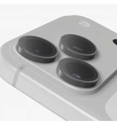 Glass Elite Anti-Reflective Camera Rings for Apple iPhone 18 Pro Max / 18 Pro - Silver