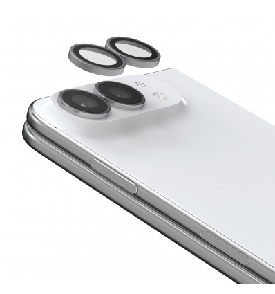 Glass Elite Anti-Reflective Camera Rings for Apple iPhone Duo - Silver