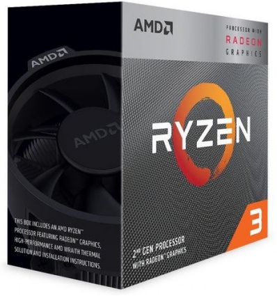 CPU AMD Ryzen 3 3200G 4core (3,6GHz) Wraith