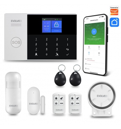 EVOLVEO SecuPro2, chytrý bezdrátový GSM&Wi-Fi zabezpečovací systém