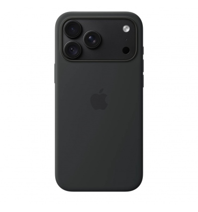 iPhone&nbsp;18 Pro&nbsp;Max Silicone Case w MS - Black / SK