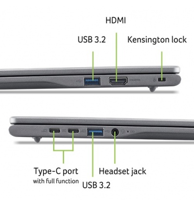 Acer CB516-1HT 16/C3-100U/8G/256GB/Chrome/noA