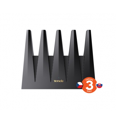 Tenda BE12 Pro BE7200 WiFi 7 Mesh Router, 2x 2.5G WAN/LAN, 3x 1G WAN/LAN, 7141 Mb/s, NFC, VPN