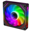 EVOLVEO 120UX, ventilátor, 120mm, 4pin PWM, ARGB, černý