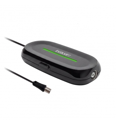 EVOLVEO Amp 2, chytrý antenní zesilovač FM/DAB+/DVB-T2, filtr LTE/4G/5G