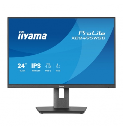 24" iiyama XB2495WSC-B1:IPS,WXGA,USB-C,HAS