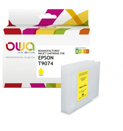 OWA ARMOR ink kompatibilní s Epson T9074, žlutá/yYellow,77ml