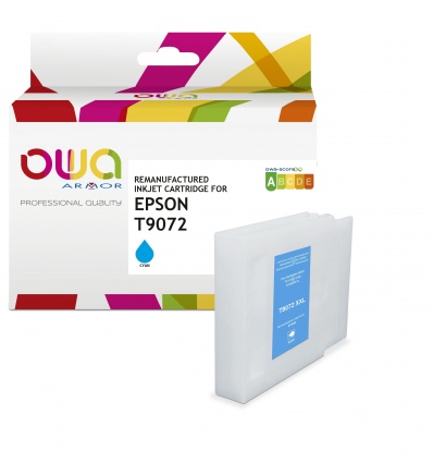OWA ARMOR ink kompatibilní s Epson T9072,modrá/cyan,77ml