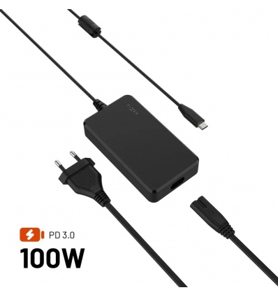 GaN adaptér FIXED pro notebooky,USB-C, PD3.0, 100W
