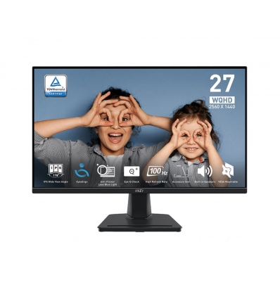 MSI Pro/MP275Q/27"/IPS/QHD/100Hz/1ms/Černá/3R