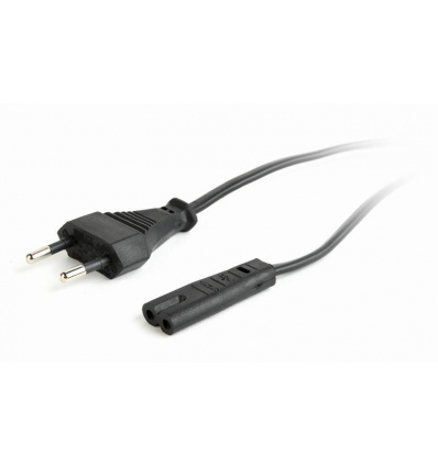 GEMBIRD Power Cord (C8) VDE 2pin 1.8m