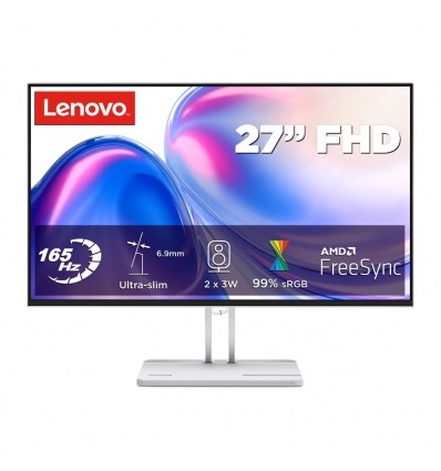 Lenovo/L27-4r/27"/IPS/FHD/165Hz/1ms/Šedá/3R
