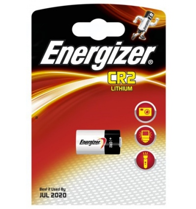 Baterie Energizer CR2, EL1CR2, DLCR2, KCR2, RLCR2, DR2R, RLCR2-L, 5046LC, CR17355, 3V, 800mAh, blistr 1ks